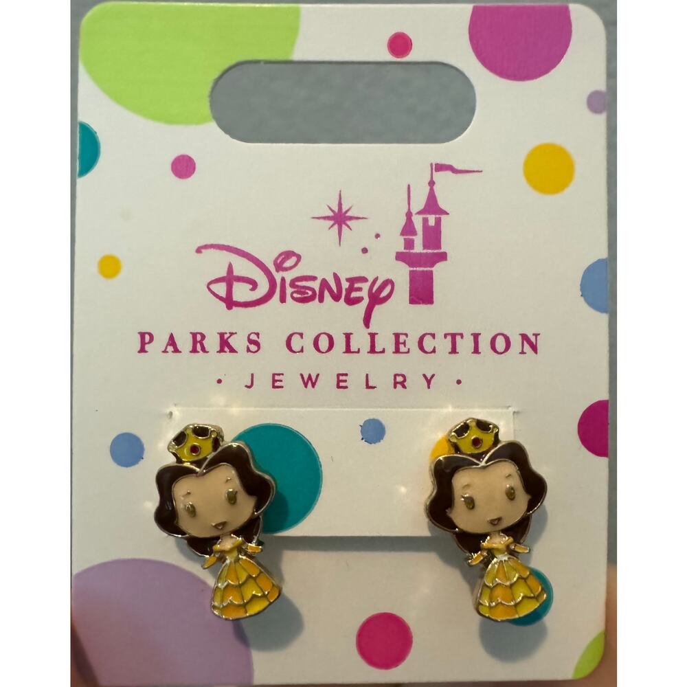Disney Parks Collection Jewelry - NWT Princess Belle Earrings